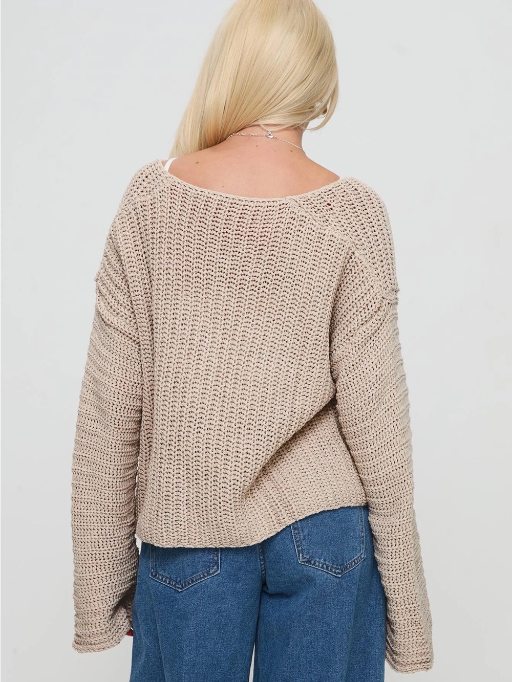 Princess Polly Maela Knit Cardigan Mocha - Picture 3 of 10